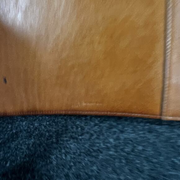 Vintage EMPTY IBM 3 ring binder top grain leather, new old stock, New - Picture 7 of 8